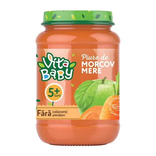 Пюре Vita Baby Морква-яблуко без цукру 