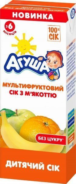 Сік Агуша Мультифрукт 200 мл