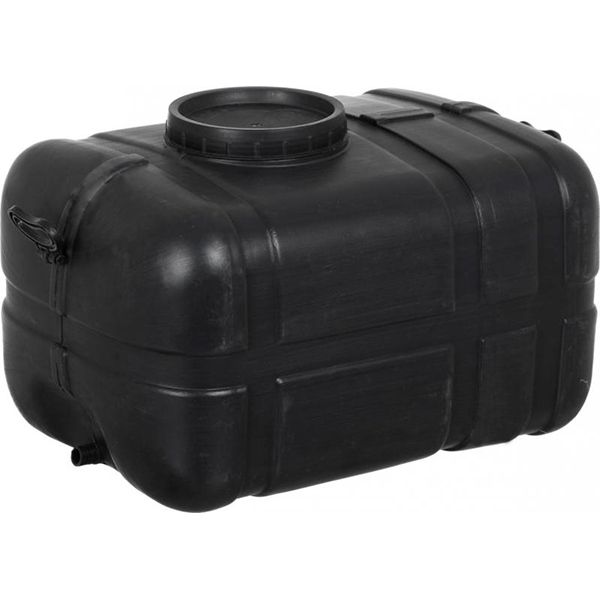 Бочка Пласт Бак 130 л прямоугольная 45 * 70 * 49 непищевая, черная
