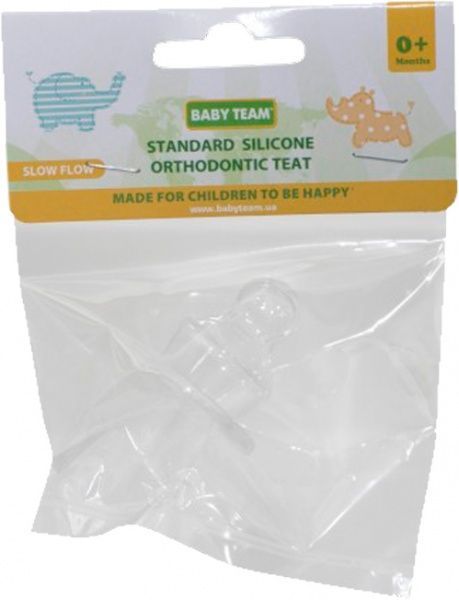 Соска Baby Team ортодонтическая 2220