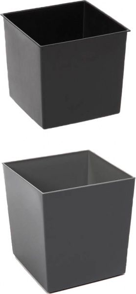 Горшок для цветов Lamela Юка 250 квадратный 10л белый 