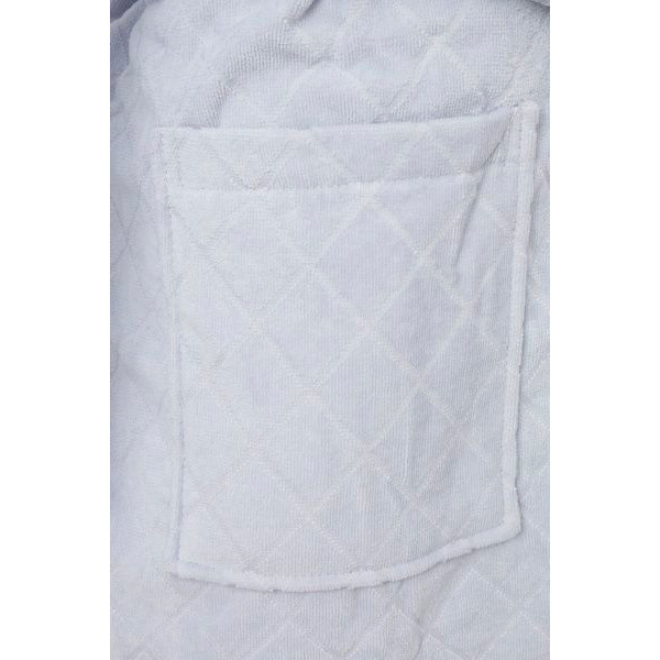 Халат мужской Durutex Velour р. M серебряный 