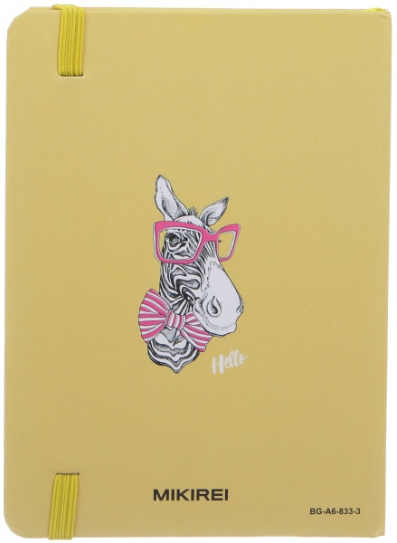 Книга для записей Зебра в галстуке А6 96 листов