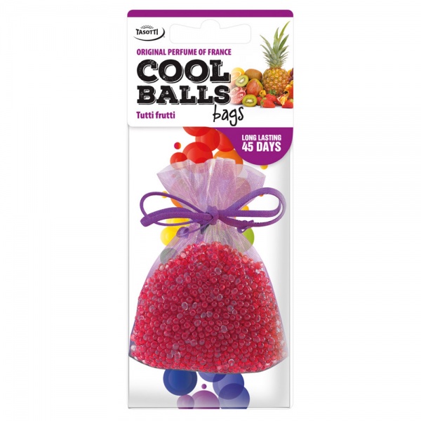 Ароматизатор підвісний Tasotti Cool Balls Bags Tutti Frutti