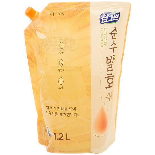 Жидкость для ручного мытья посуды Lion CHG Grain (запасной блок) 1,2л