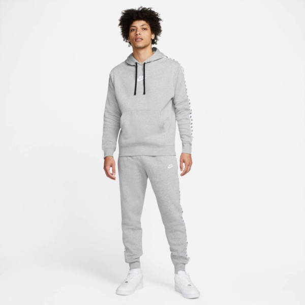 Спортивний костюм Nike M NK CLUB FLC GX HD TRK SUIT DM6838-063 р. 2XL сірий