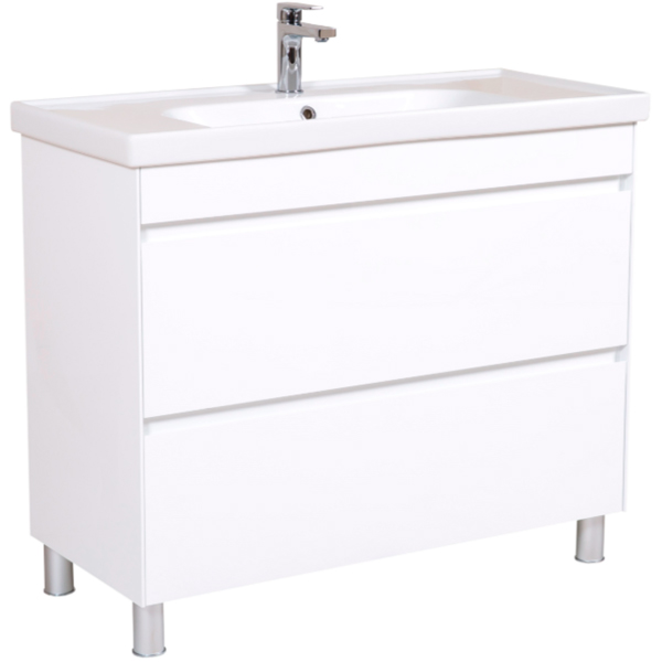 Тумба напольная Aqua Rodos Валенсия 100 с умывальником Frame