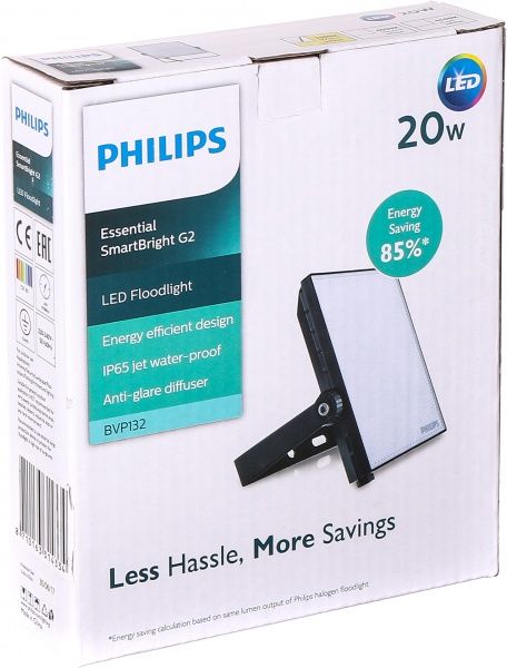 Прожектор Philips BVP132 LED16/WW 20 Вт IP65 чорний 