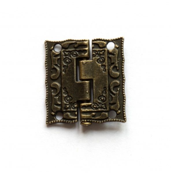 Петля декоративна стара латунь 25х23 мм 1 шт. 