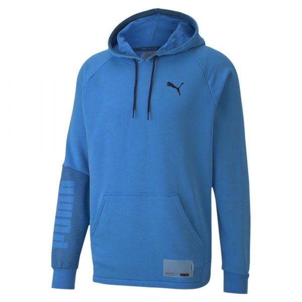 Джемпер Puma Train Graphic Knit Hoodie 51942703 р. S блакитний