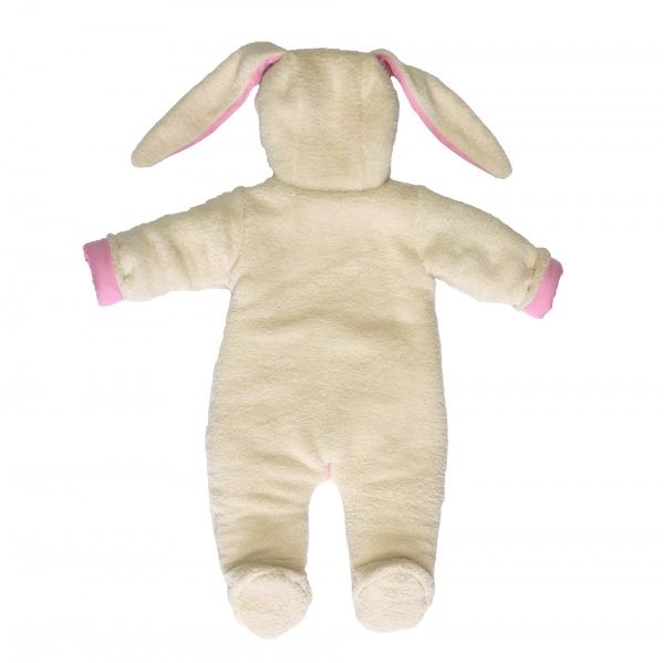 Комбінезон для хлопчиків Lucky tots бежевий із рожевим р.68 1508.1 