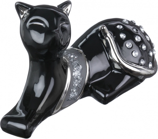 Статуэтка Кошка черная HY21249-b