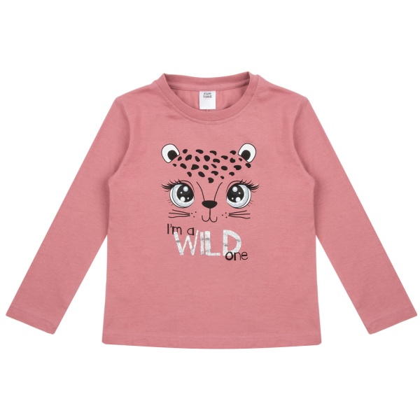 Джемпер для девочки Funtime Киса р.110 розовый 