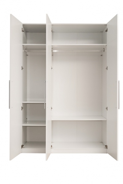 Шафа Embawood Glossy 3-дверна білий 