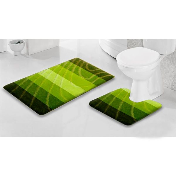 Набір килимків Vonaldi Colorline Bari Pistc зелений