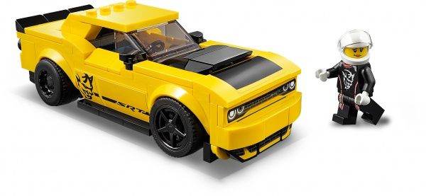 Конструктор LEGO Speed Champions Автомобили 2018 Dodge Challenger SRT Demon и 1970 Dodge Charger R/T 75893