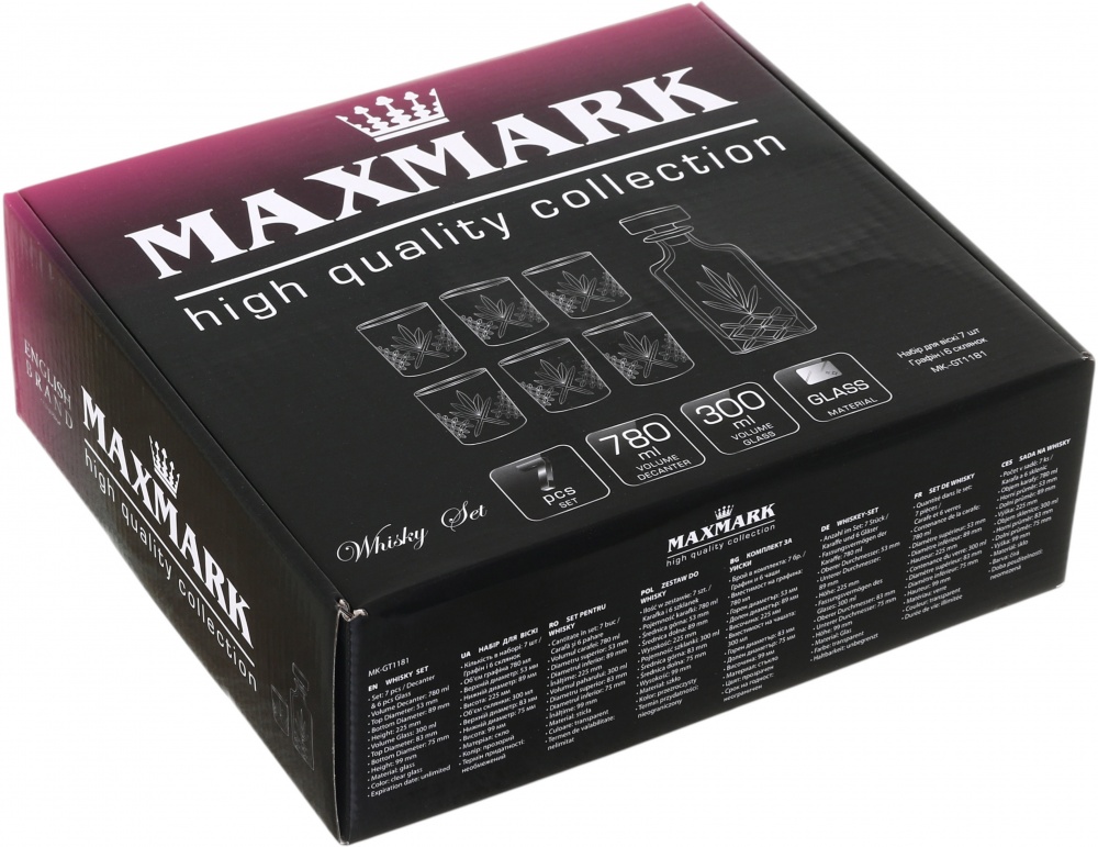 Набір для віскі Maxmark Vancouver 7 предметів