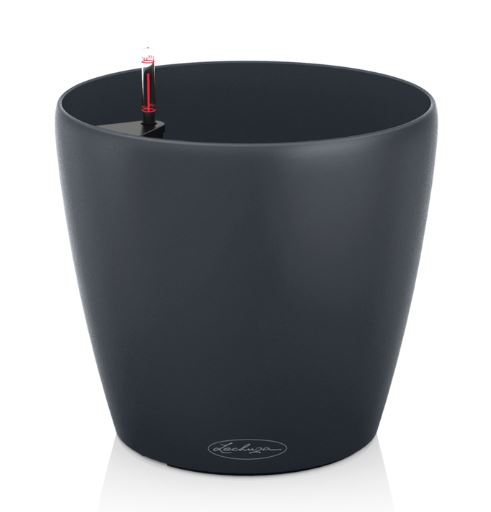 Вазон пластиковый Lechuza CLASSICO Color 18 круглый 2,5л серый (13263) 