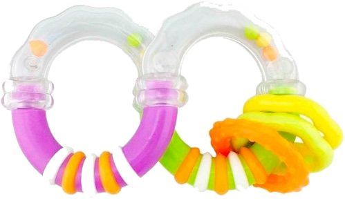 Брязкальце-прорізувач Baby Team Забавні кілечка