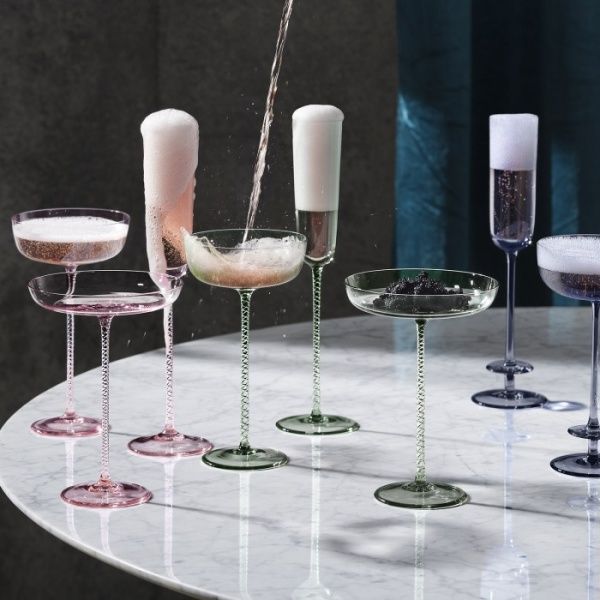Набор бокалов для шампанского Champagne Theatre розовый 120 мл 2 шт. 120 мл 2 шт. LSA 