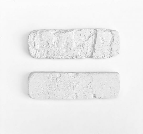 Плитка гіпсова пряма Gipsanit Boston біла 0,45 кв.м 