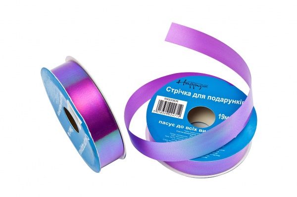 Бантики Стрічка декоративна (19ммХ4м) перламутрова 1,9 см 4 м рожевий 