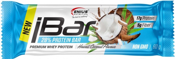 Протеїновий батончик Genius Nutrition iBar Кокос 60 г