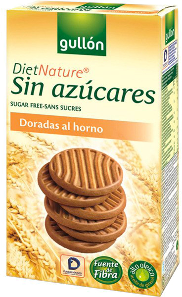 Печиво Gullon без цукру Diet Nature Doradas 330 г 