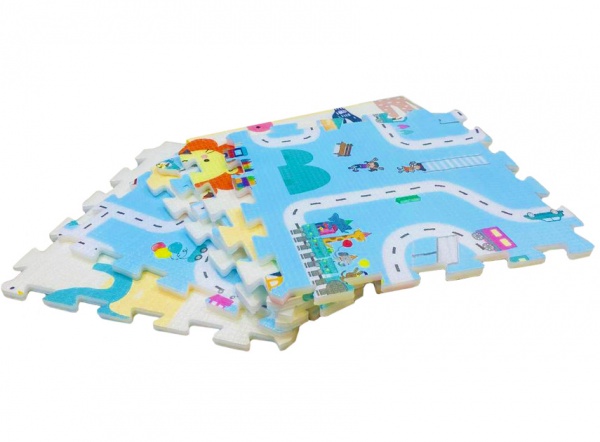  Lanor Коврик-пазл Lanor Алфавит/животные (60х60х1,5см) 6шт.
