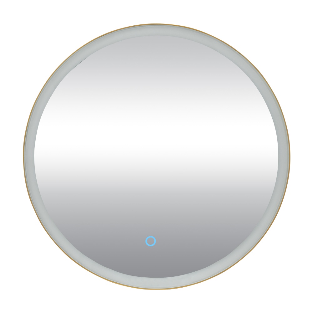 Зеркало со встроенной подсветкой Aqua Rodos Lorenzo gold D-50 sensor