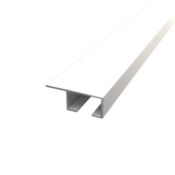 Карниз Алюсервіс Евро одинарный укомплектованный 200 см белый 1 шт. 