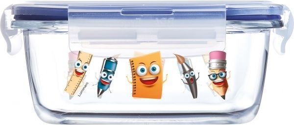 Контейнер для харчових продуктів з кришкою Pure Box Active Stationery 380 мл (Q0411) Luminarc