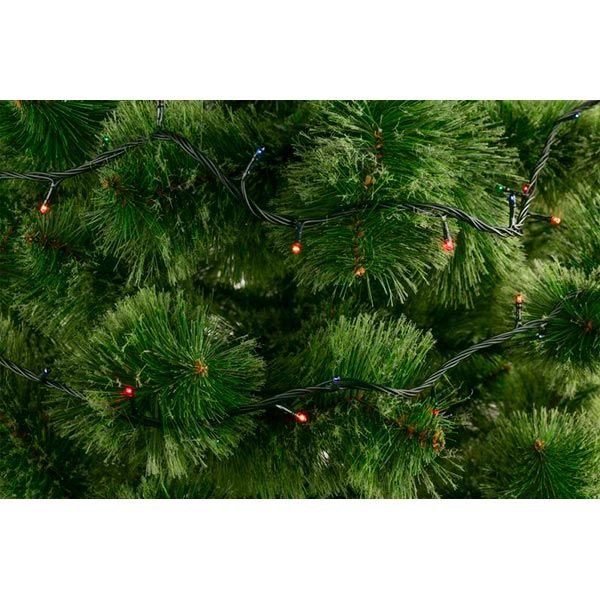 Гирлянда линейная 100 ламп 5 м разноцветная