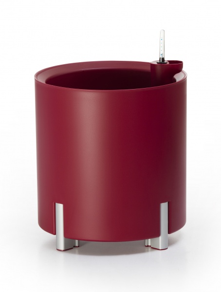 Горшок пластиковый Mondum Медитеранео 40x45x28 круглый 28л красный 