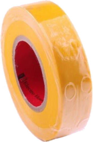 Изолента ElectroHouse желтая 11 м ПВХ EH-AHT-1806