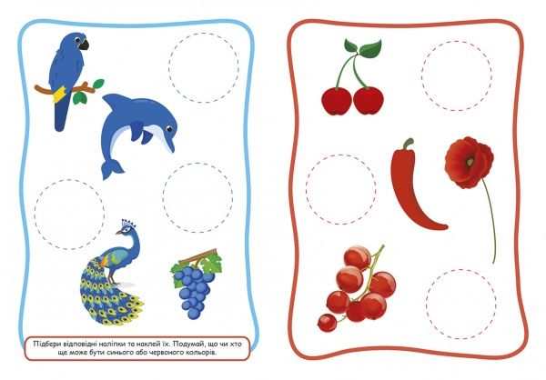 Книга Л. В. Кієнко «Вивчаю кольори. Зручні наліпки» 978-966-939-753-9