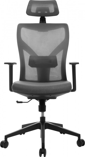 Кресло GT Racer H-3002 серый 