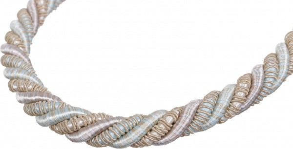 Підхват для штор 2017-38-K-85 кремовий/бірюзовий Majestic