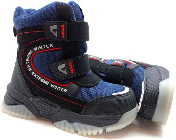 Ботинки для мальчиков Флип 0324С р.29 темно-синий 