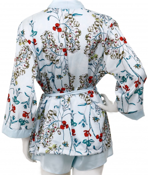 Кимоно megotex Primavera р. XXL голубой