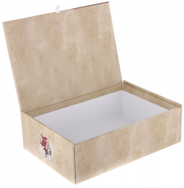 Шкатулка Санта и Олень Рудольф Luna