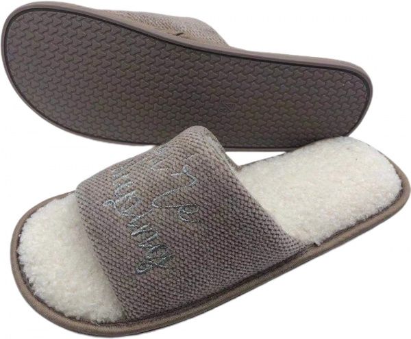 Капці домашні La Nuit Релакс р. 40 мокко 