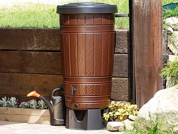 Емкость для сбора дождевой воды Time Eco Woodcan коричневая