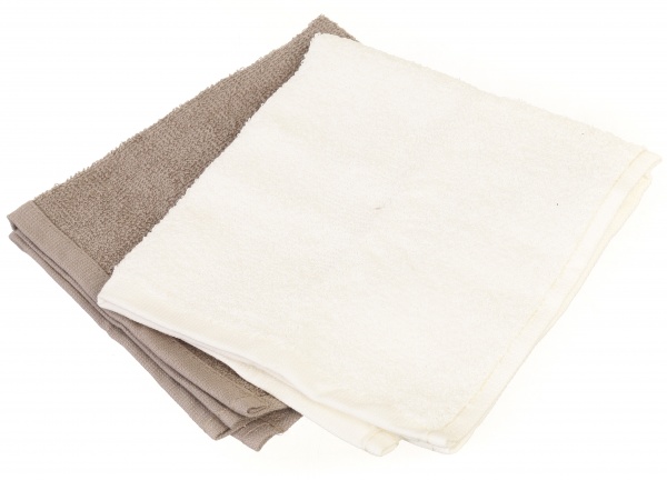 Набір рушників в коробці (6шт.) 30x30 см бежево-білий Білтекс 