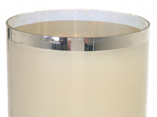 Ваза PANACHE Linear Stone 55 см сіро-коричневий/нікель 