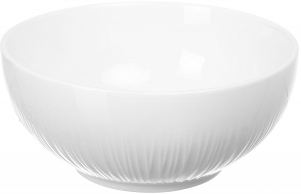 Салатник Ray Coupe 20 см білий Fiora