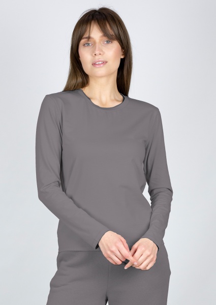 Футболка з довгим рукавом Roksana Alfa №1360/16016 р.S сірий