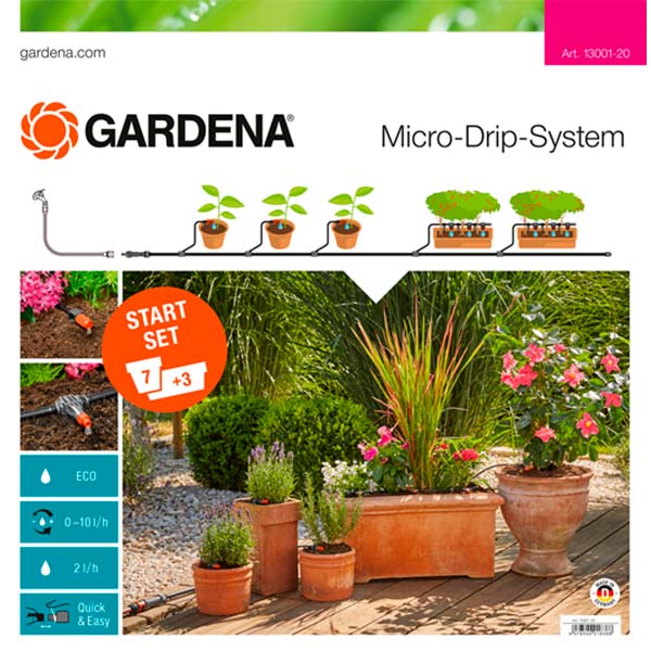 Комплект Gardena Базовий для мікрокраплинного поливу 13001-20.000.00