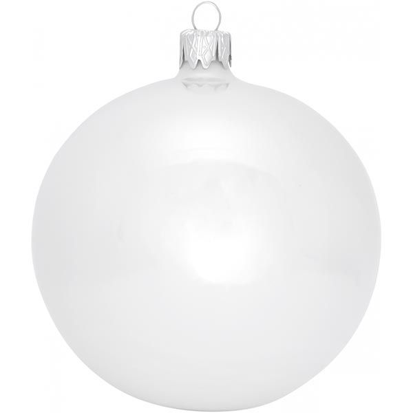 Шар стеклянный d100 белый