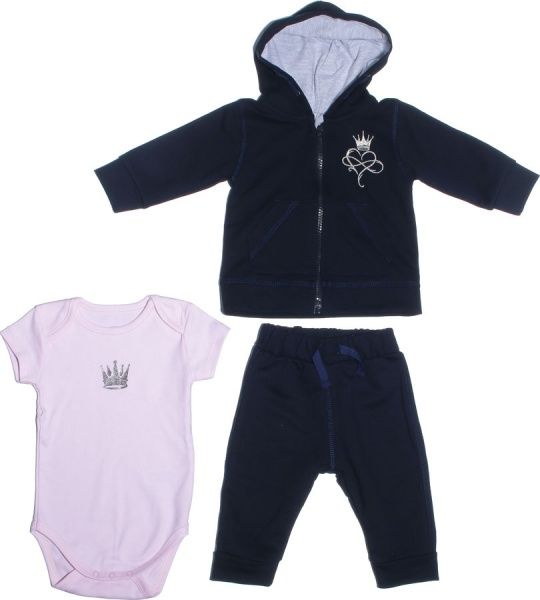 Комплект для девочек Фламинго синий р.68 052-314 